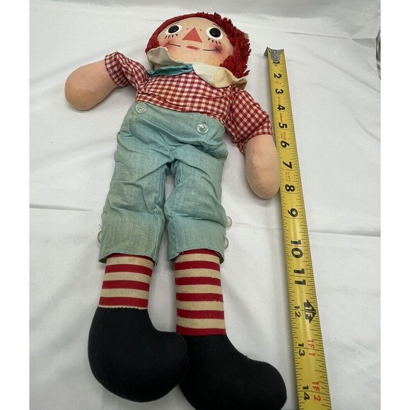 Vintage Knickerbocker 1970s Raggedy Andy Doll 14” Super Rare - Picture 15 of 15